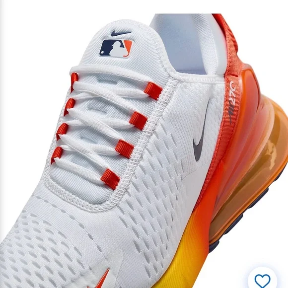 Nike Men’s Air Max 270 Houston Astros Shoes - Picture 7 of 16